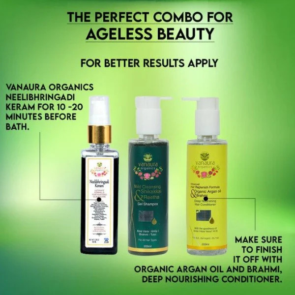 Shikakkai reetha mild cleansing gel shampoo - 200 ml