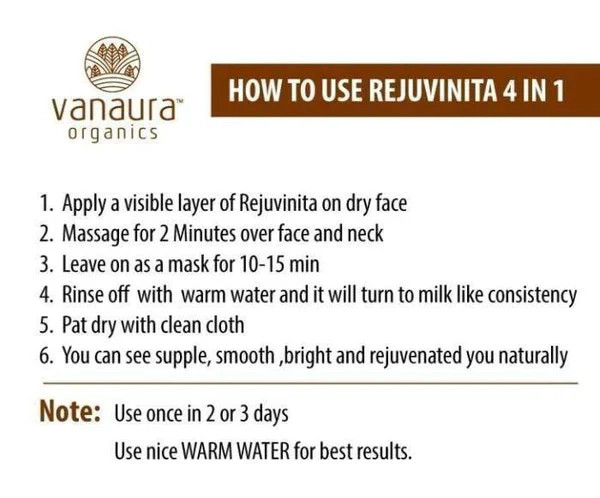 Rejuvinita 4 in 1 organic gel - 50 gm