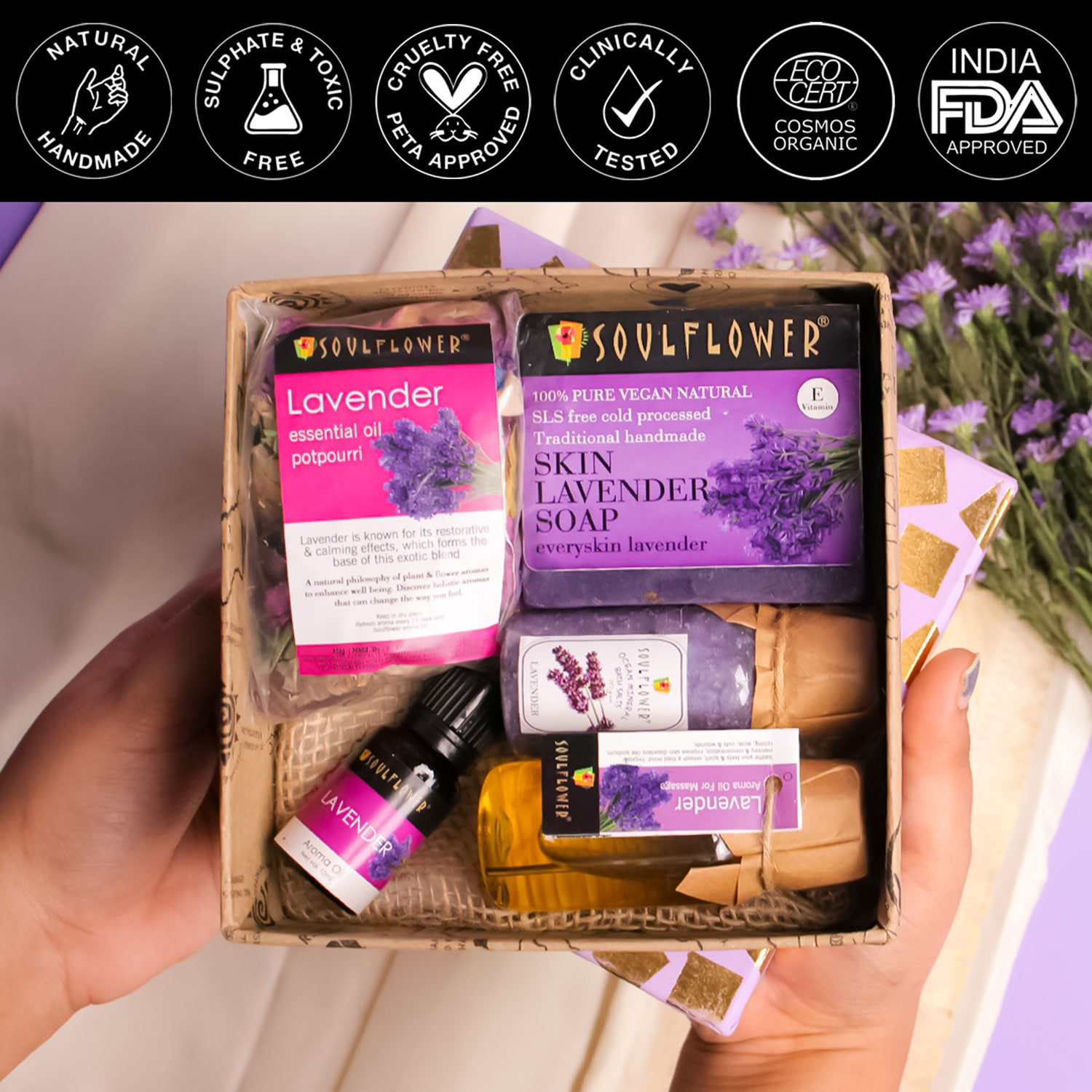 Soulflower Lavender Try Me Gift Set