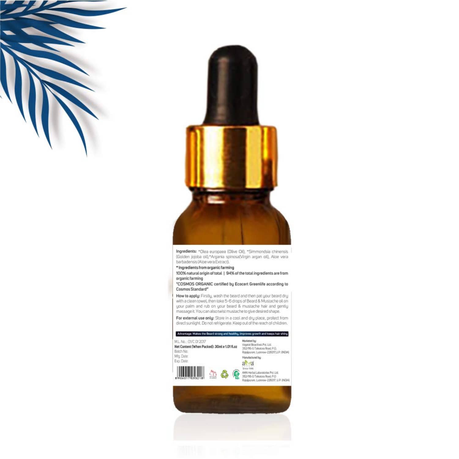 Organic Beard Oil for Men