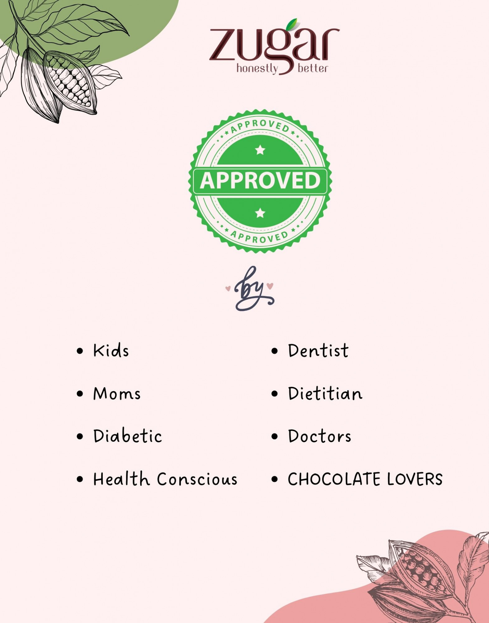 Zugar 49 Hazelnut Dark Chocolate 20g Zero Added Sugar Sweetened with Monk Fruit