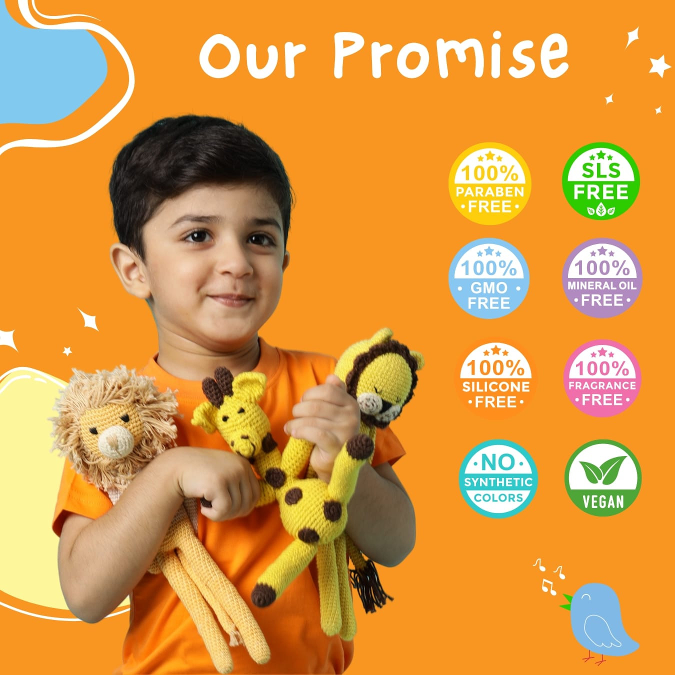 Puddles Kids Body Wash Cub Rider Age 2 Plus - 100 Ml