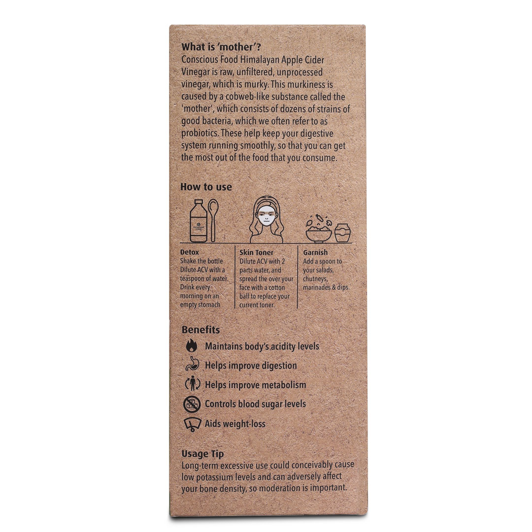 Conscious Food Apple Cider Vinegar - 500 Ml