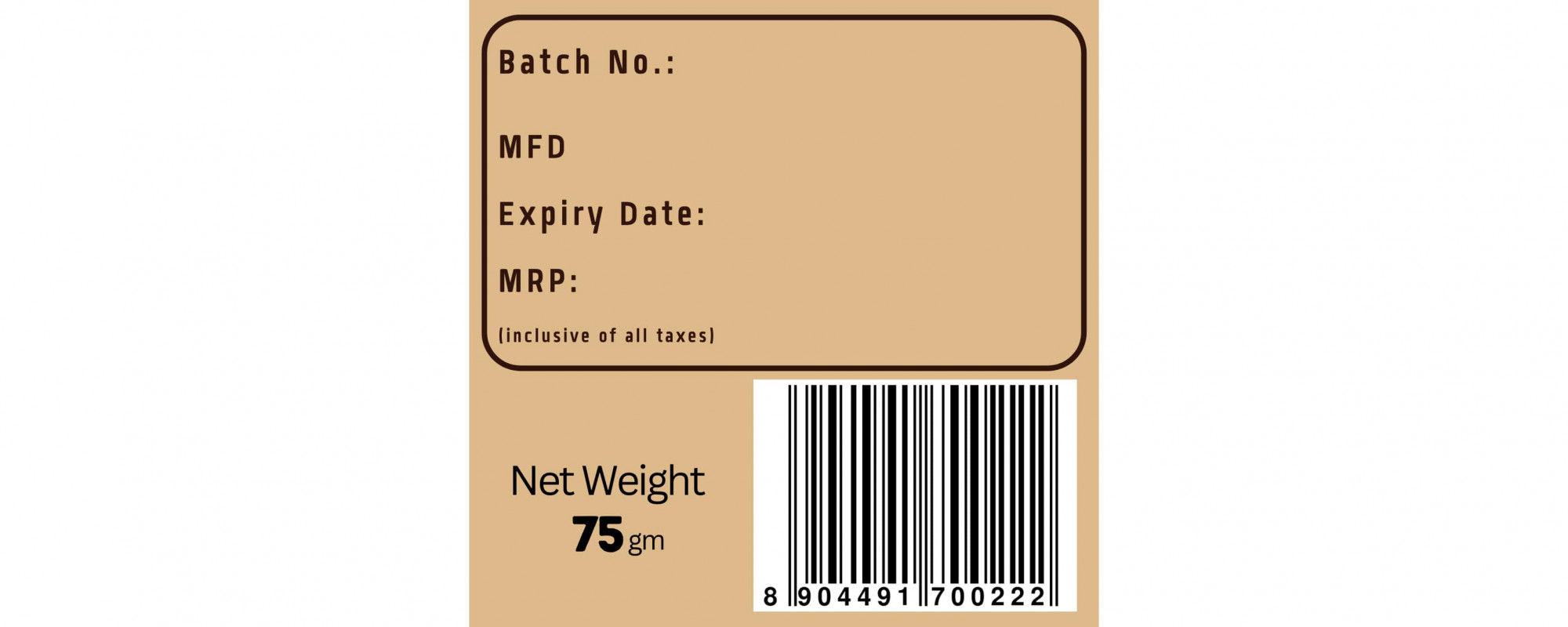 TummyFriendly Foods Millet Cookies Peanut Butter - 75 Gm