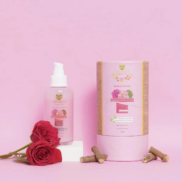 Rose lotus deep moisturizing day gel cream - 100 ml