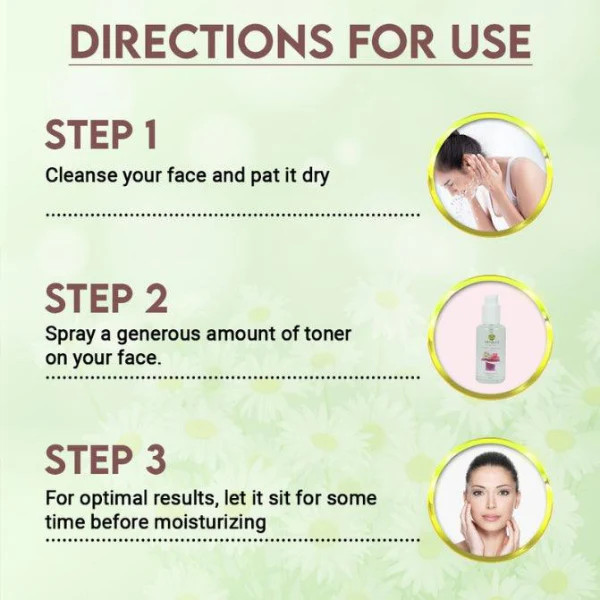 Roman chamomile rosesoothing facial toner mist - 100 ml