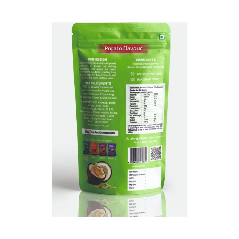 Coconut Chips Potato Flavour - 90 Gm