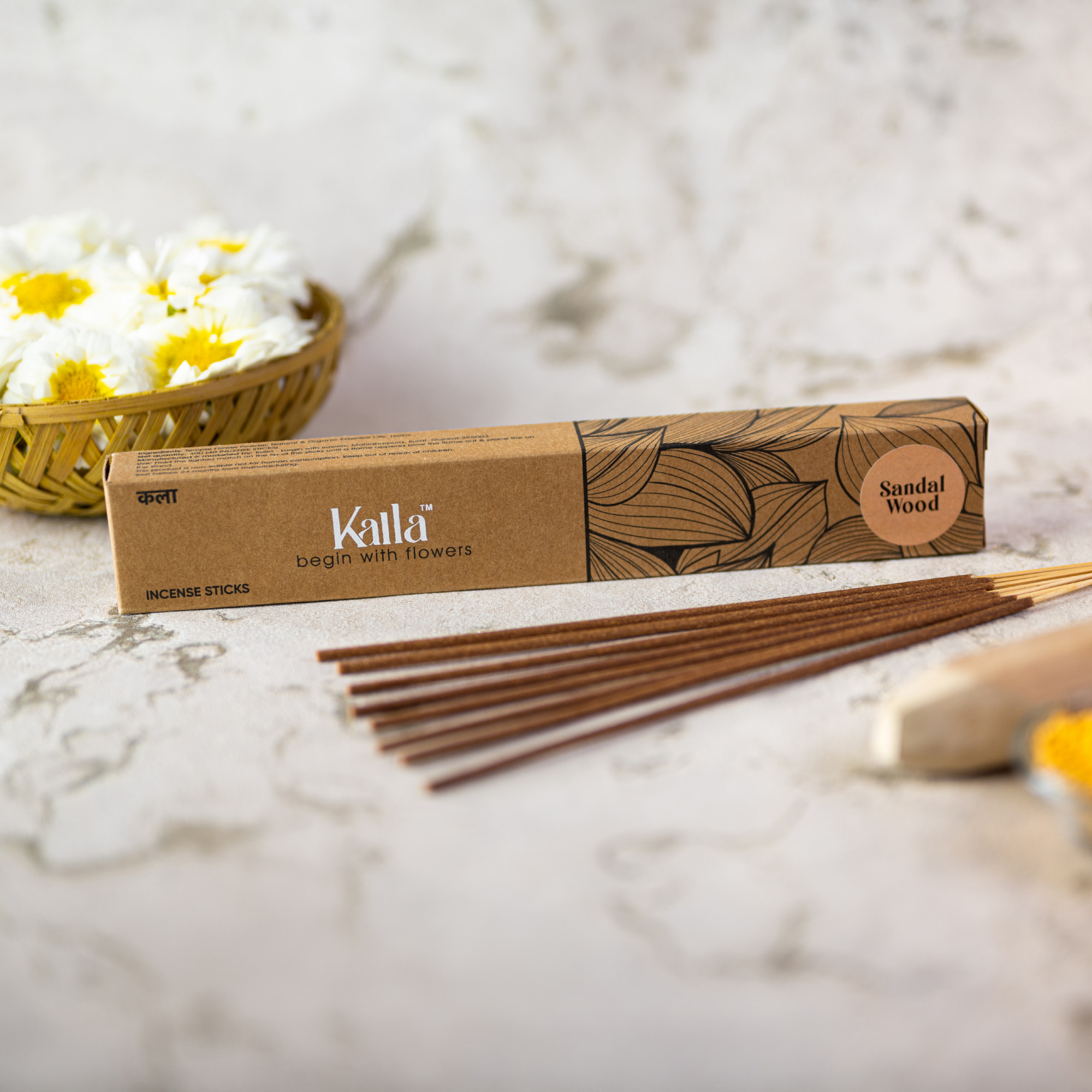 Kalla Sandalwood Dhoop Sticks 40u - 100 Gm