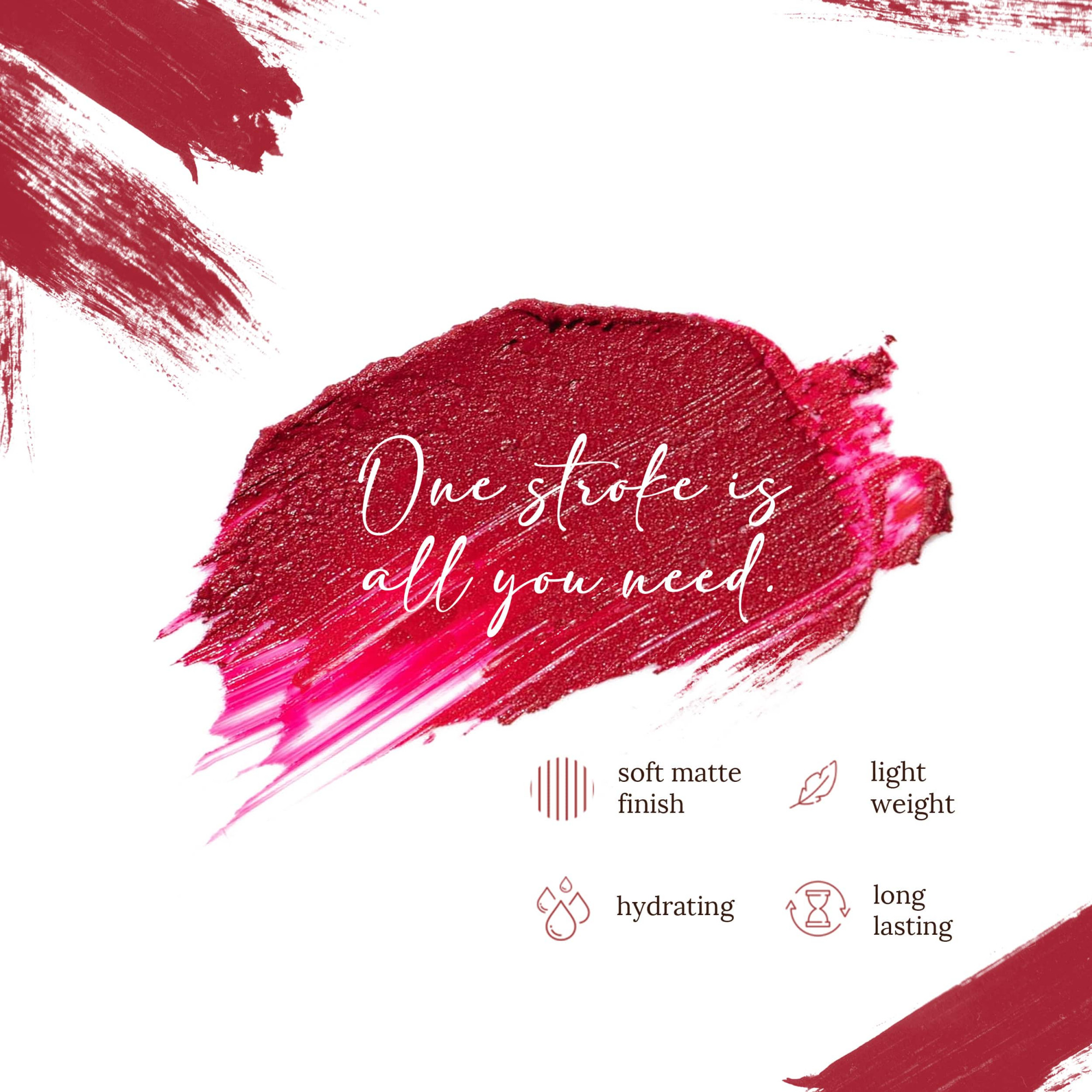 Color Chemistry Lipstick - Carnation LS06 35 g Creamy Matte Finish