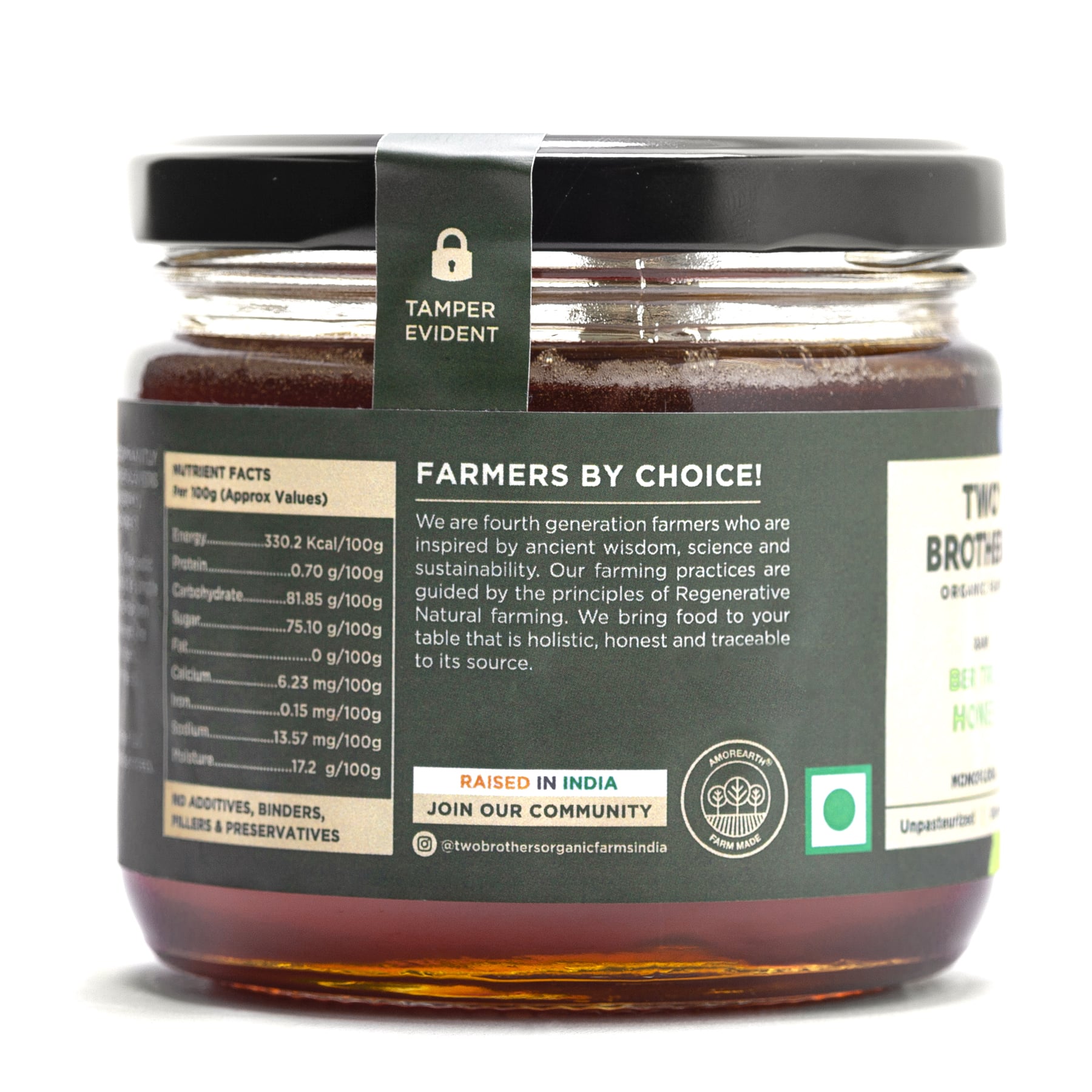 Two Brothers Indian Berry Honey Raw Mono-FloralUnfiltered 350g