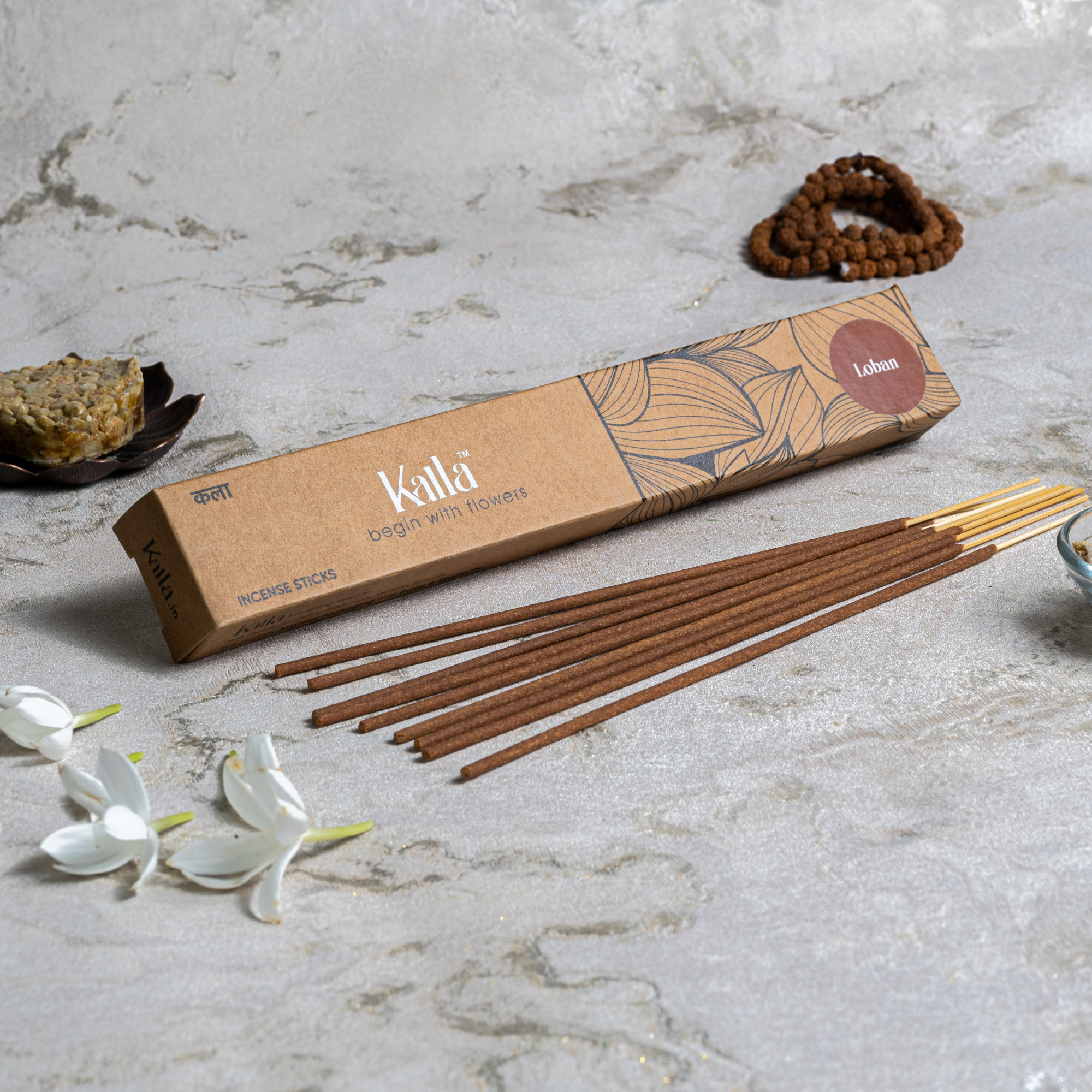 Kalla Loban Agarbatti 40u - 70 Gm