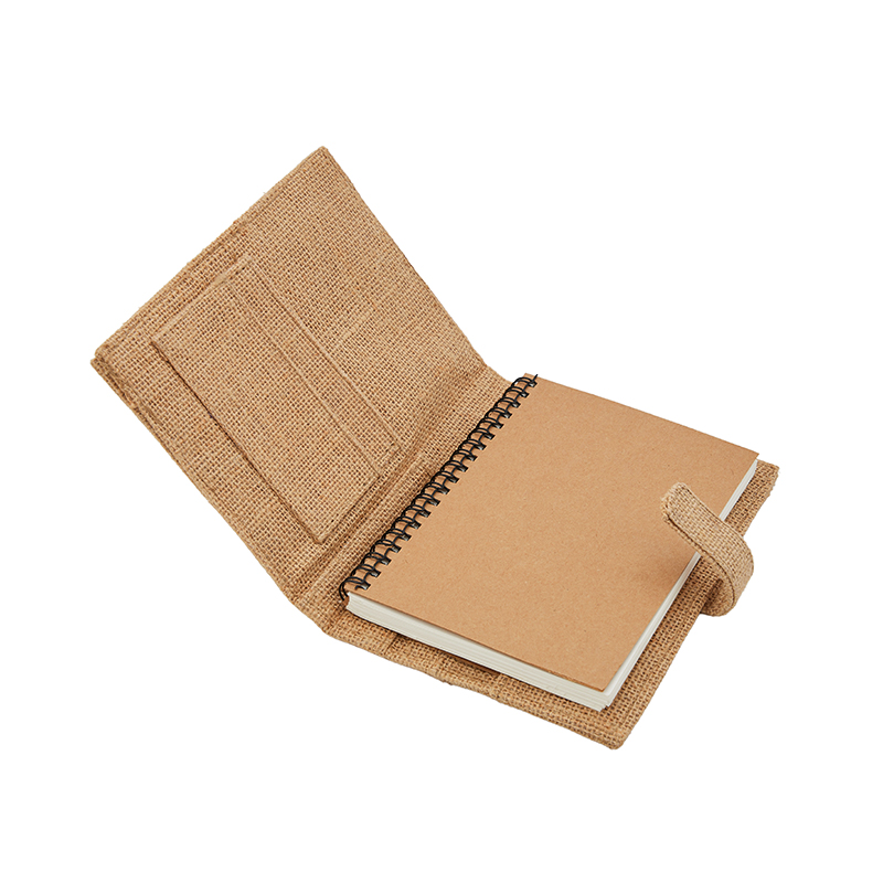 Jute Small Wyro Folder  Notebook-Craft Paper Box - 1 U