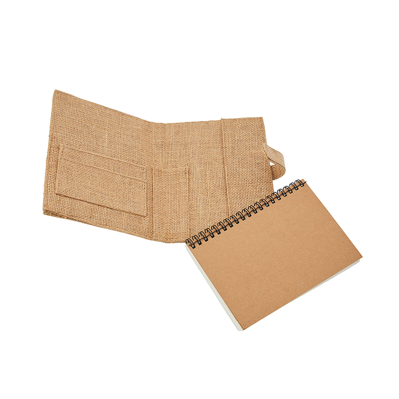 Jute Small Wyro Folder Notebook-Craft Paper Box - 1 U