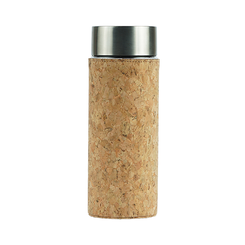 Glass Bottle With Cork Cover - 1 U