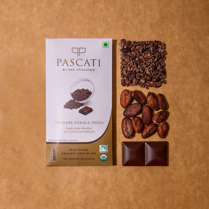 72 Dark Pascati Chocolate - 30 Gm