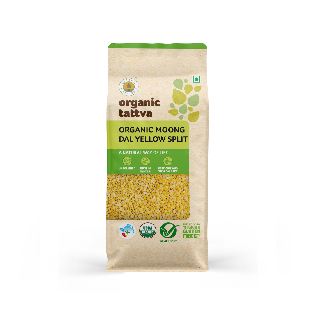 Organic Moong Dal Yellow Split 500g