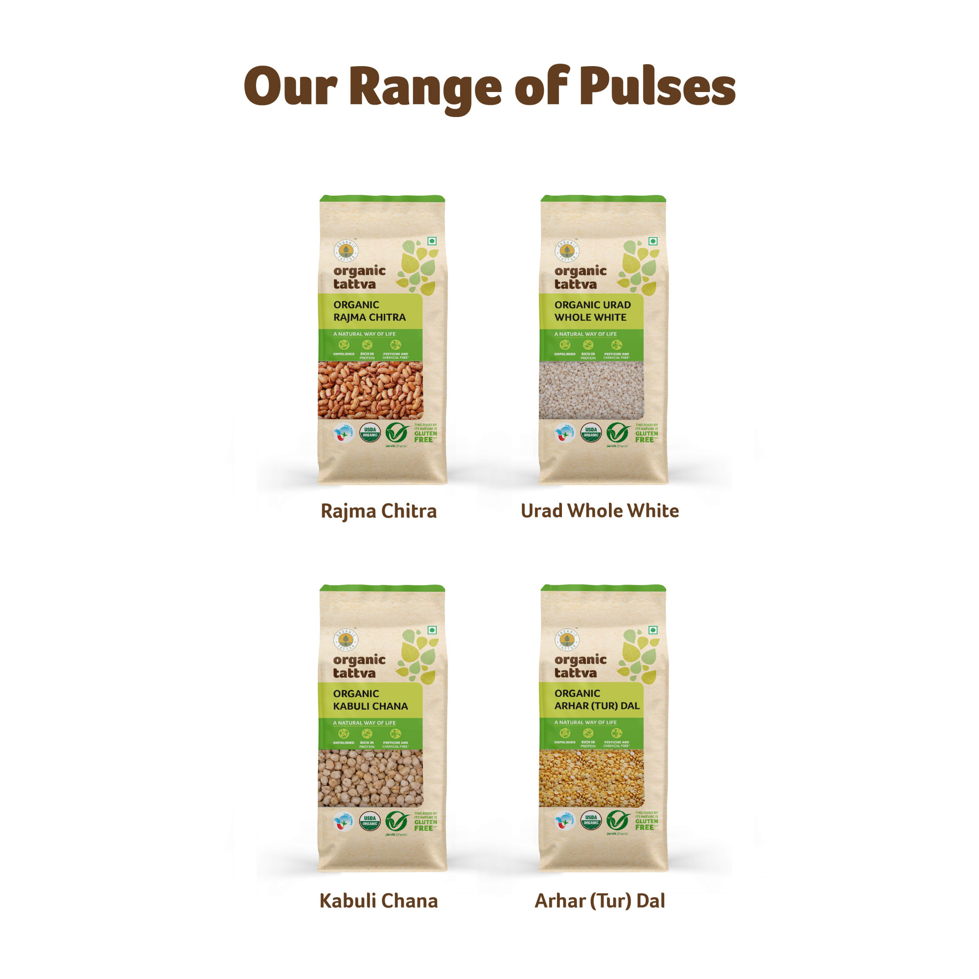 Organic Urad Dal White Split 500g