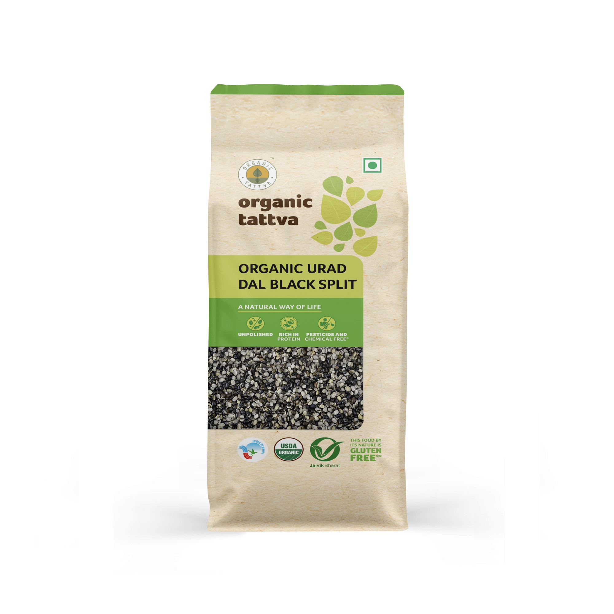 Organic Urad Dal Black Split 500g