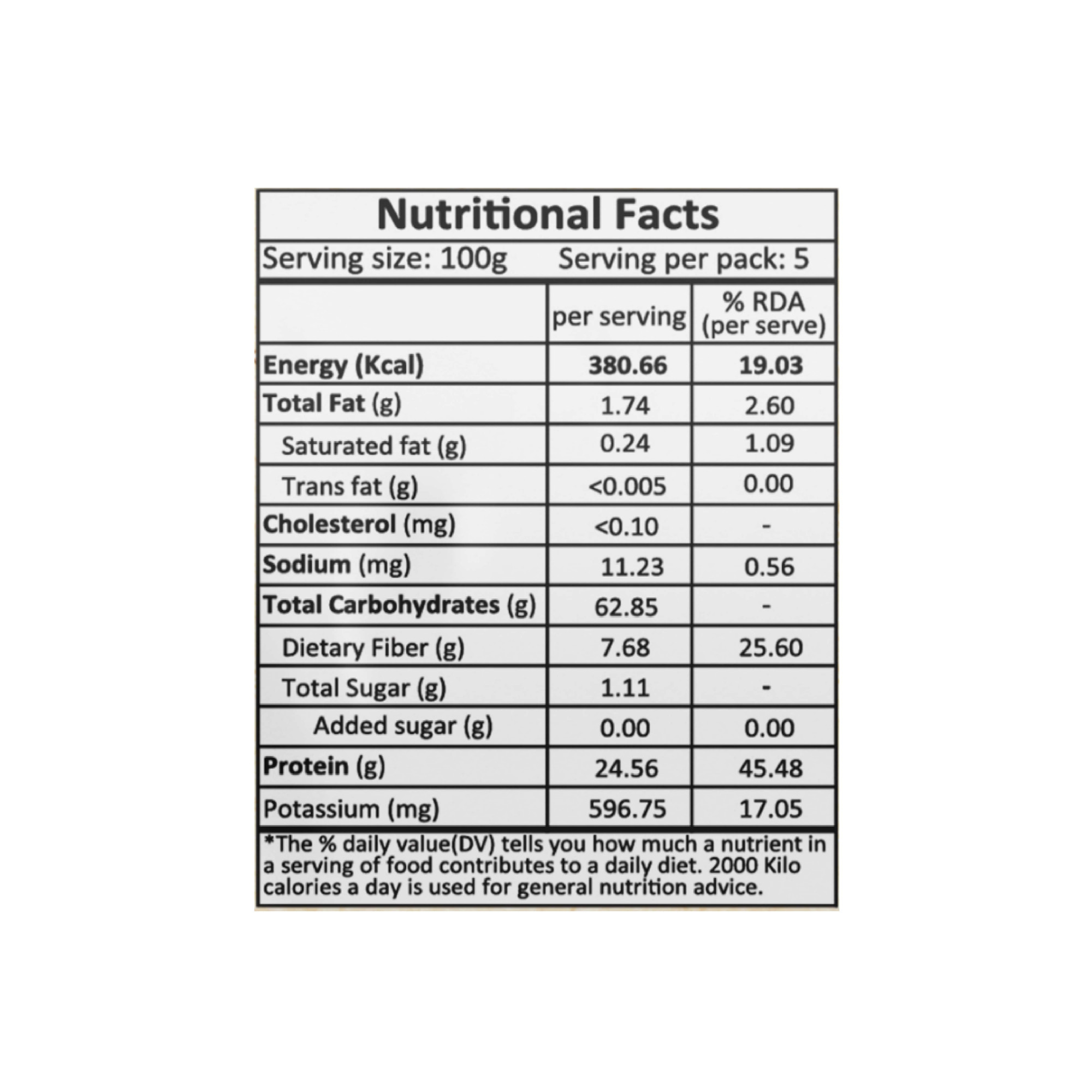 Organic Masoor Whole 500g