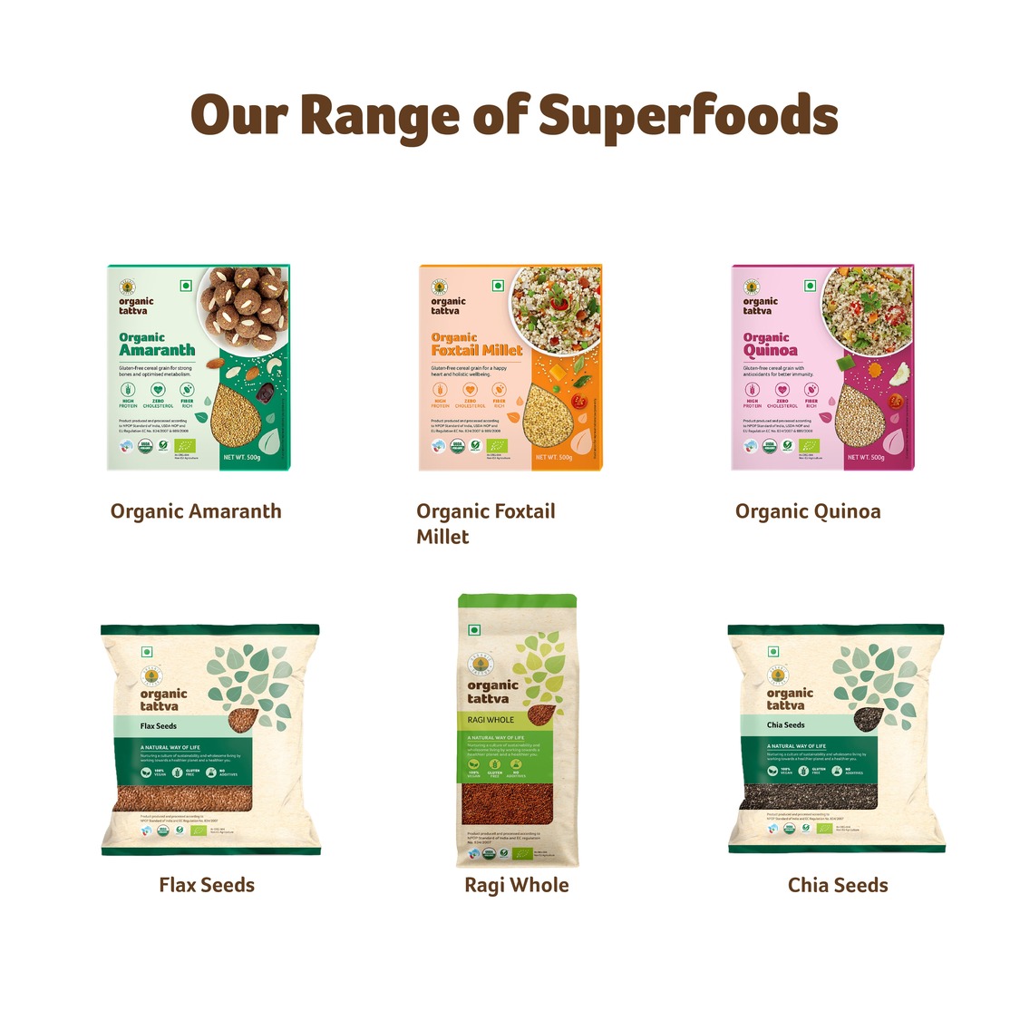 Organic Ragi Whole 500g