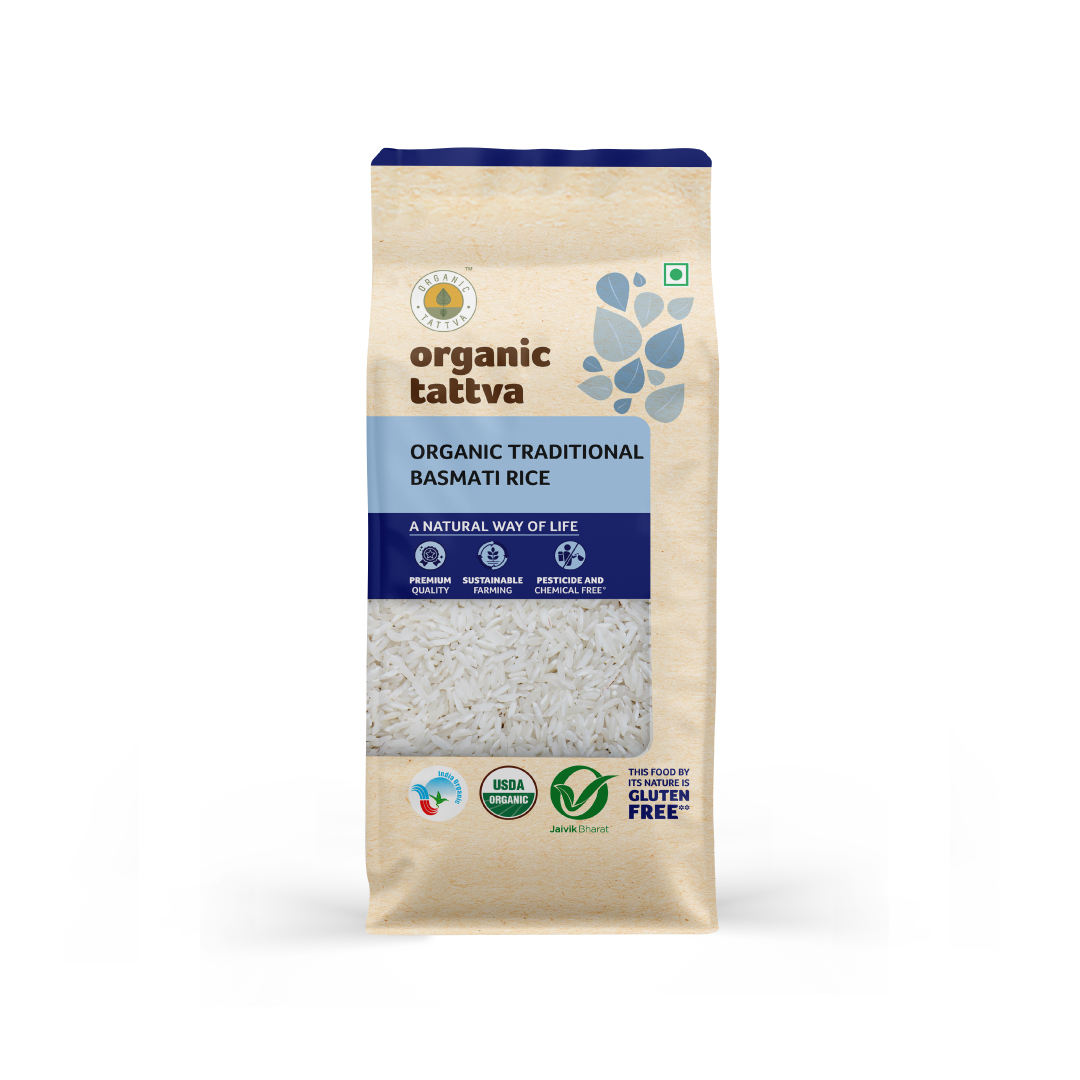 Organic Traditional Basmati Rice 1kg