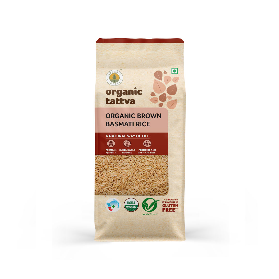 Organic Brown Basmati Rice 1kg