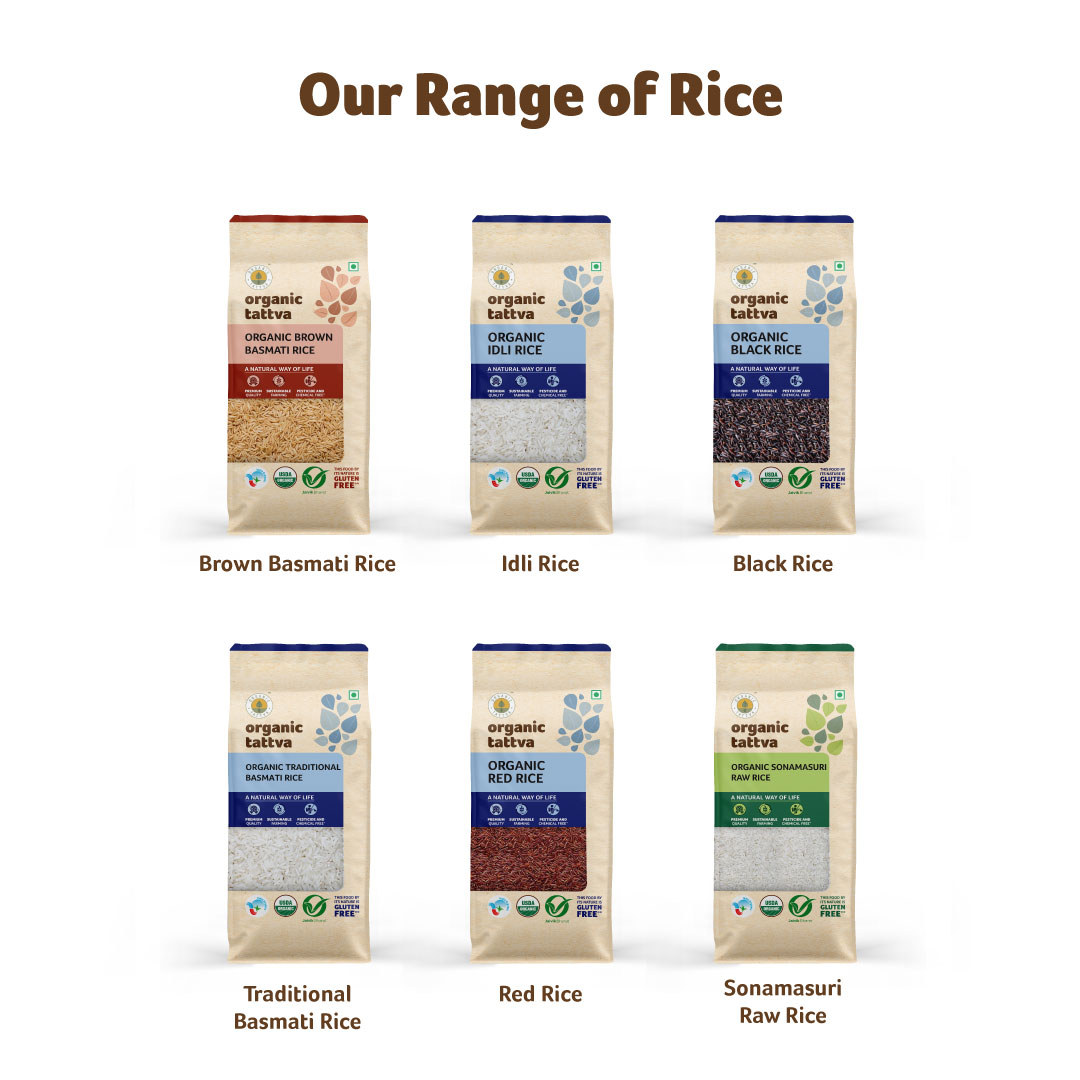Organic Brown Basmati Rice 1kg