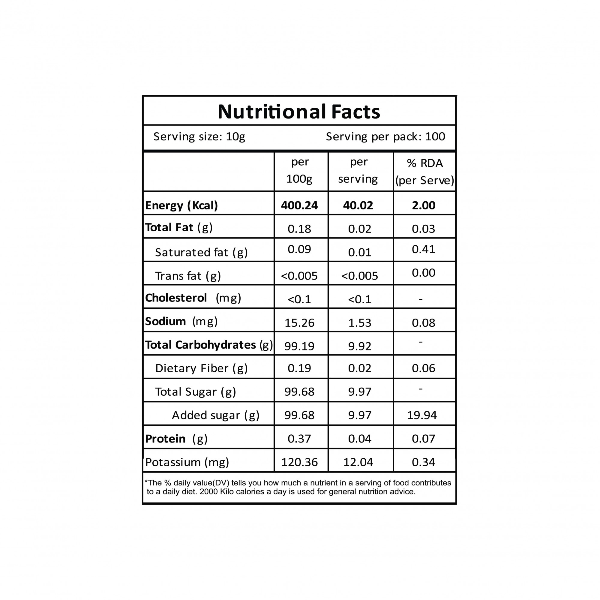 Organic Brown Sugar 1kg