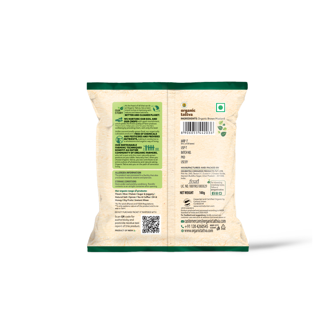 Organic Brown Mustard Rai 100g
