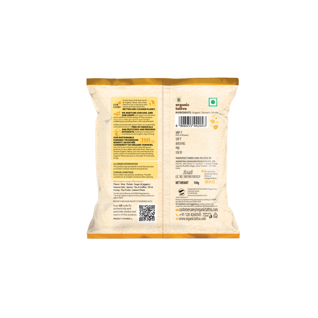 Organic Tattva Turmeric Powder Haldi 100g