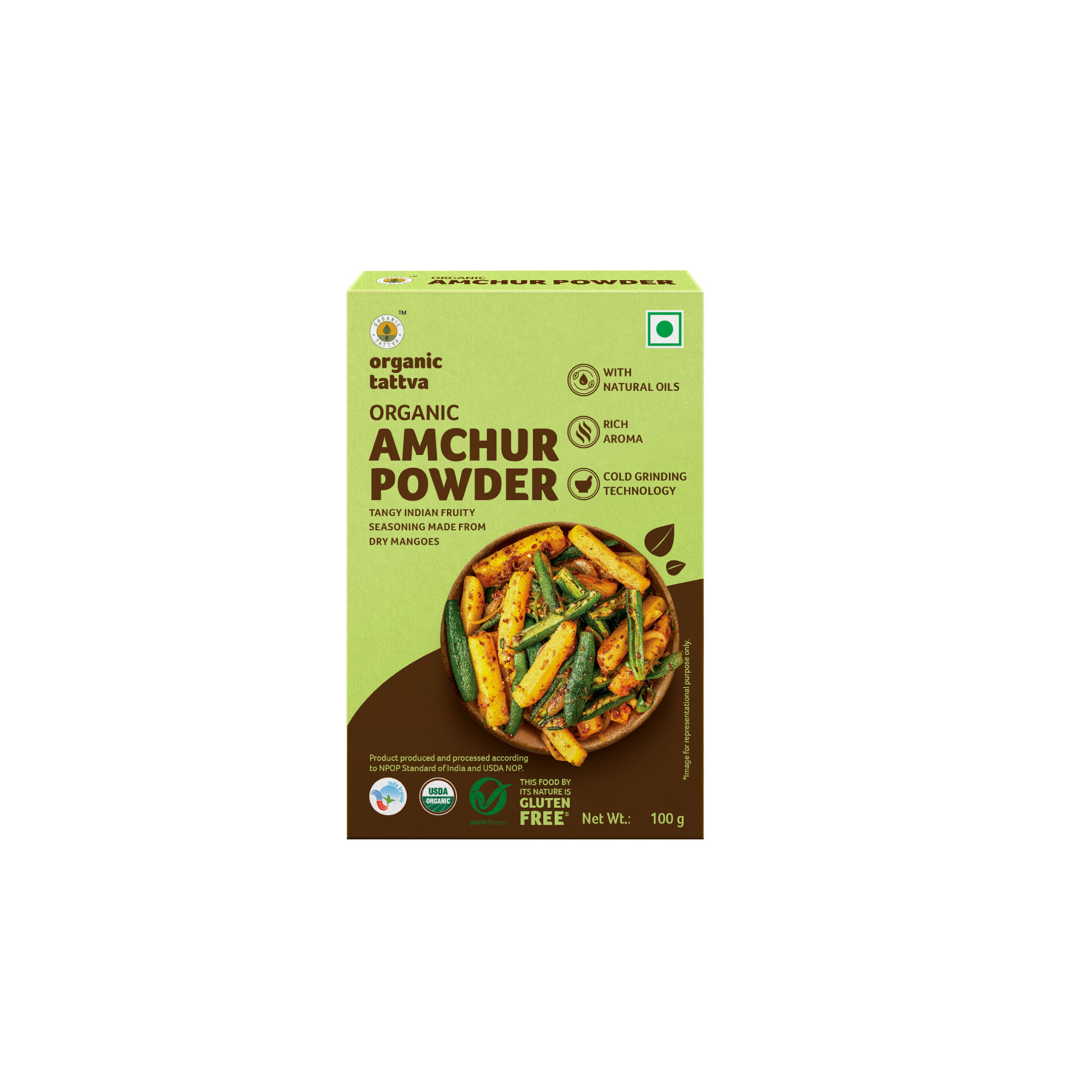 Organic Amchur (Dry Mango) Powder (100g)