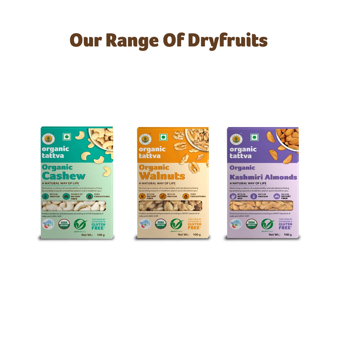 Organic Cashews 100g