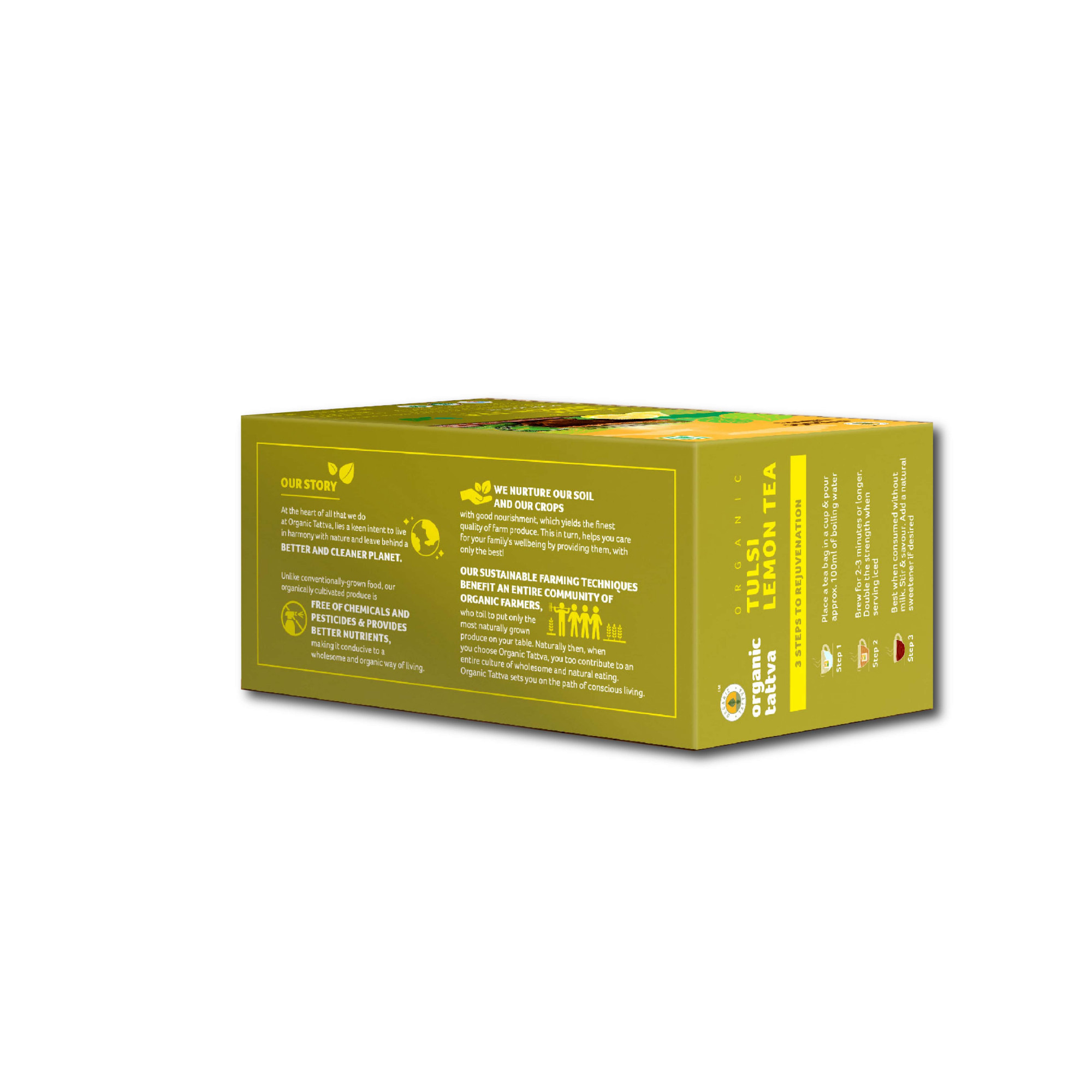 Organic Tulsi Lemon Tea 20 teabags 40g