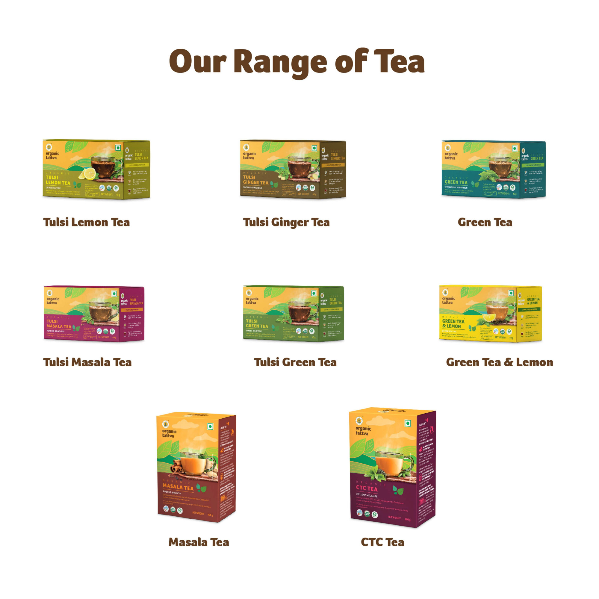 Organic Tulsi Lemon Tea 20 teabags 40g