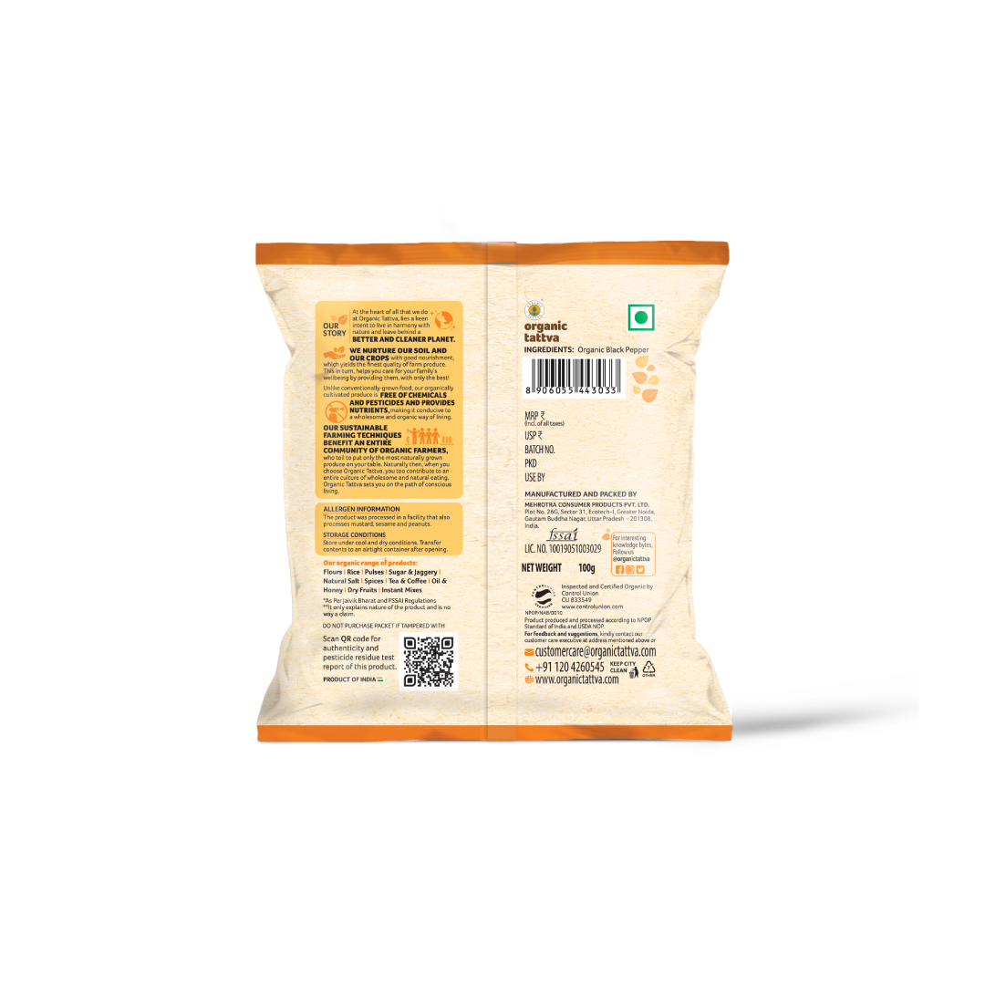 Organic Black Pepper Powder 100g