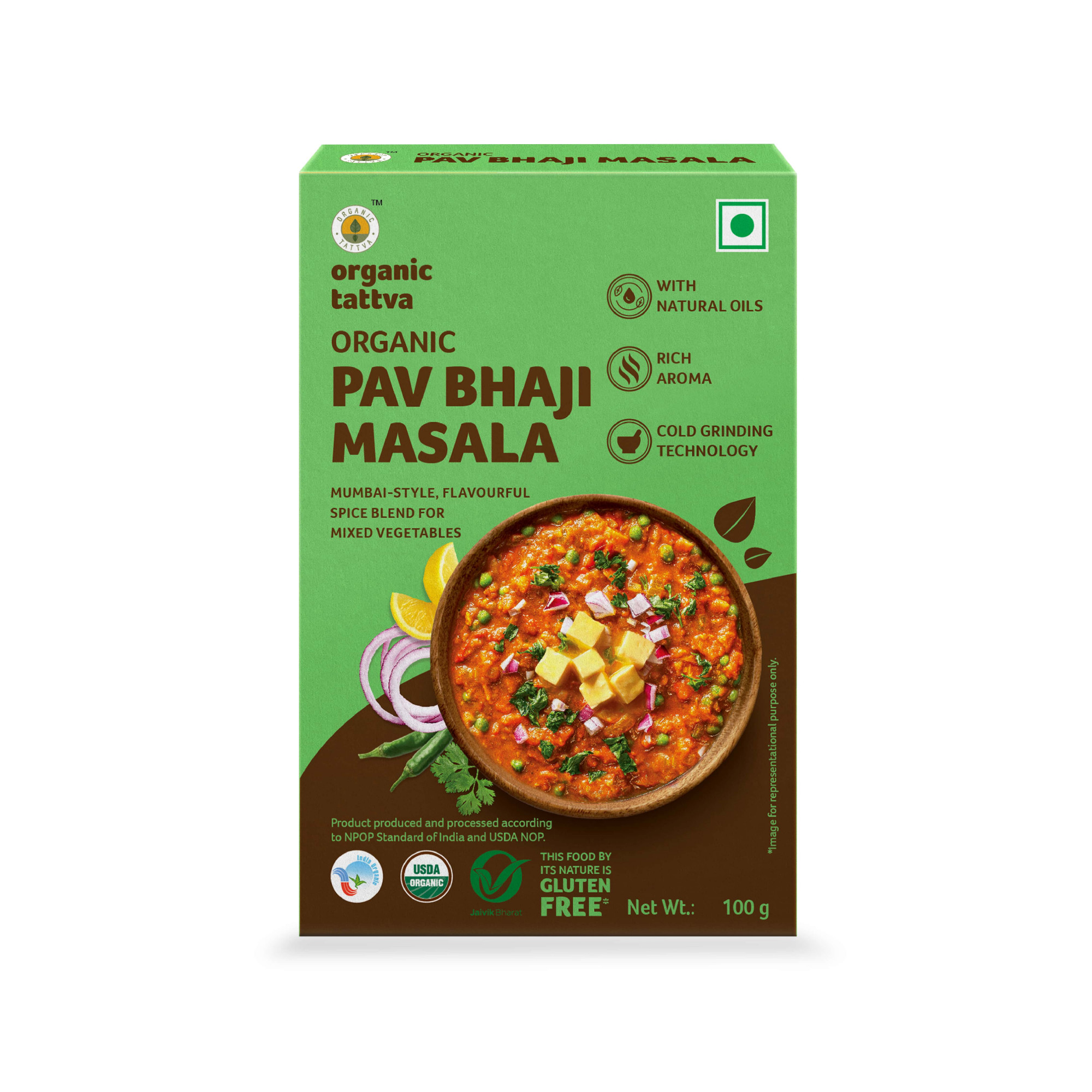 Organic Pav Bhaji Masala 100g