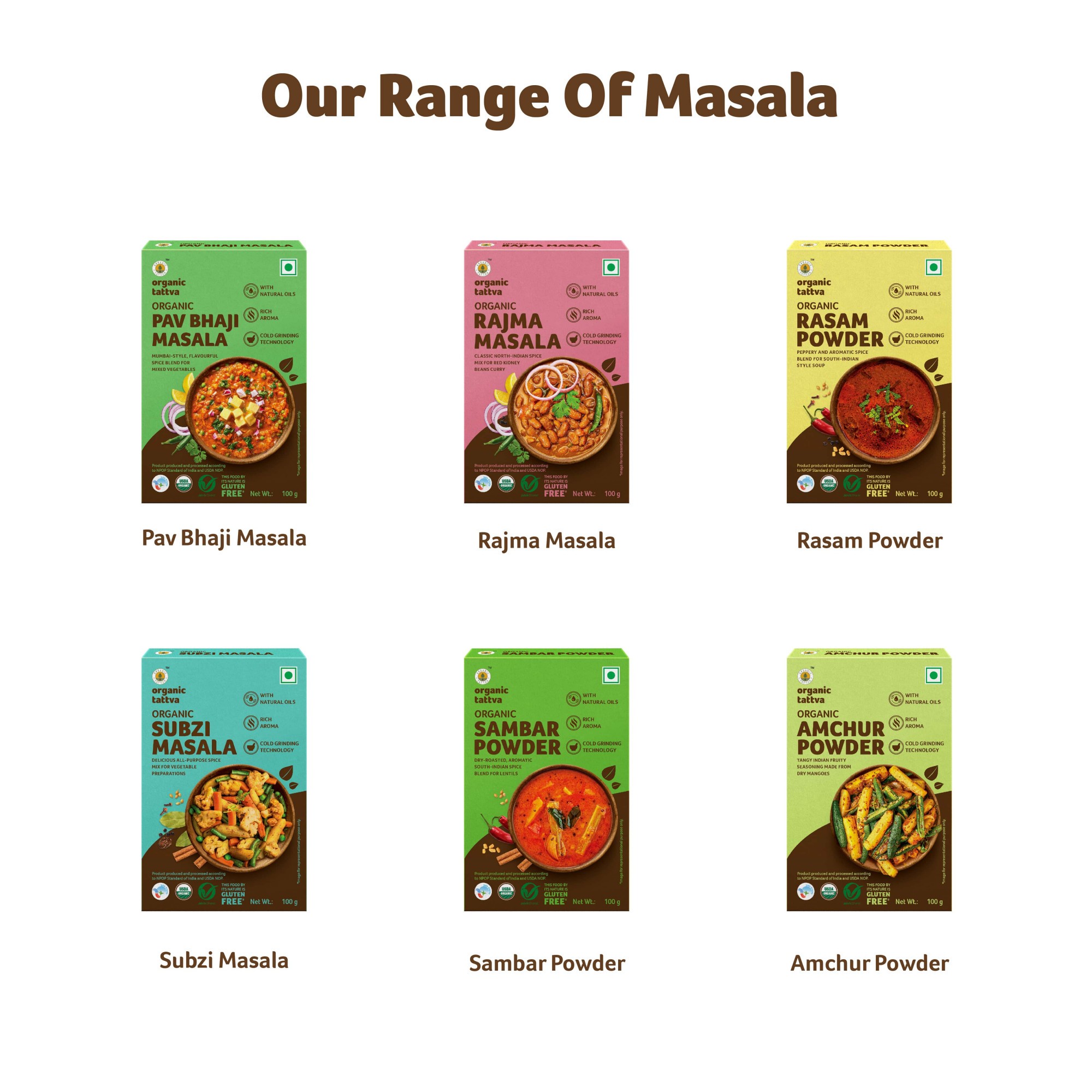 Organic Pav Bhaji Masala 100g