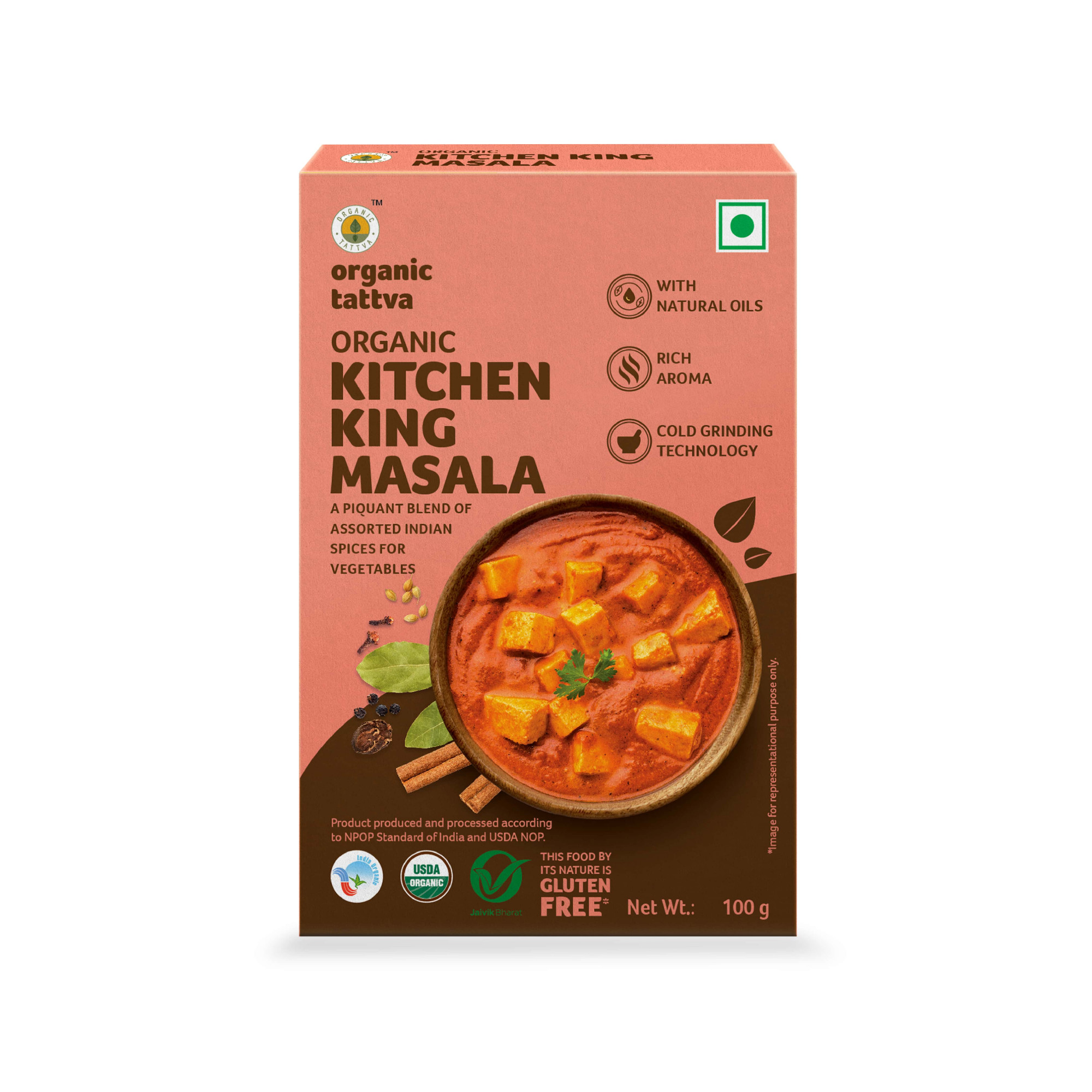 Organic Kitchen King Masala 100g