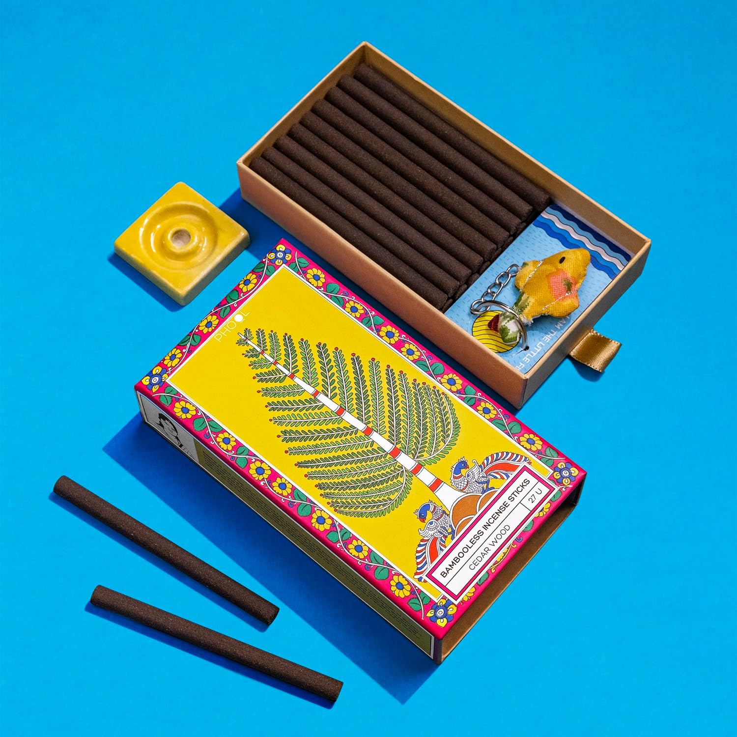 Phool Bambooless Incense Sticks Cedar Wood - 27 U