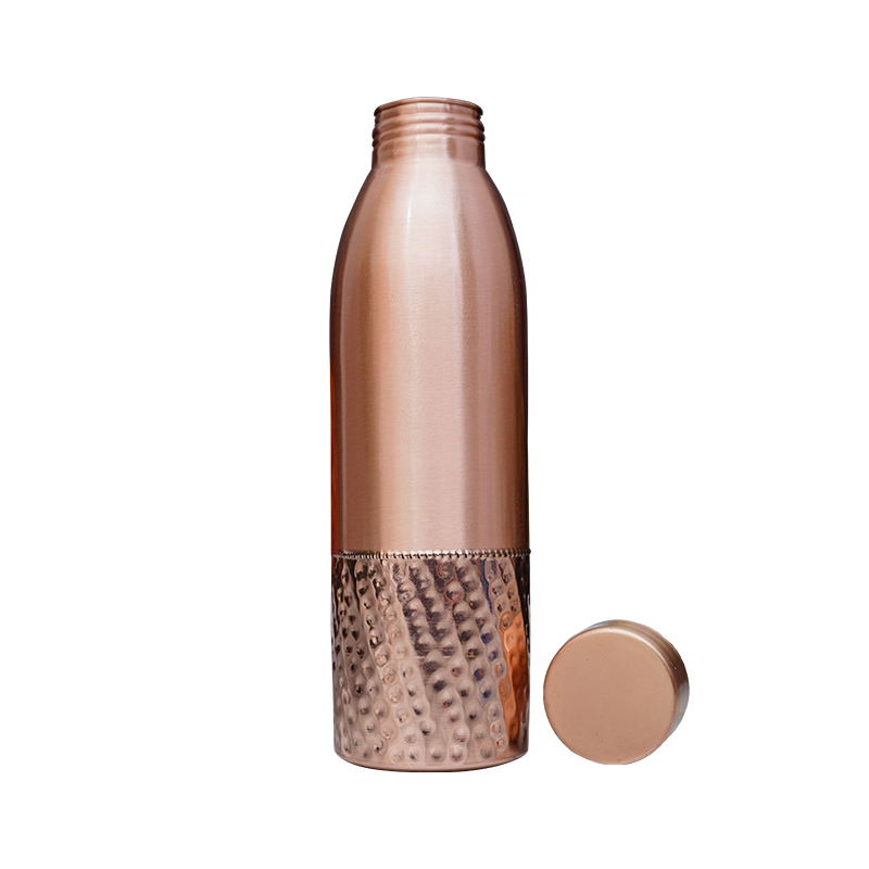 Doctor Ayurveda Half Spotted Copper Bottle  Ayurvedic Health Benefits  Boosts Immunity  Aids Digestion  Tamba Bottle for Home Office  Travel