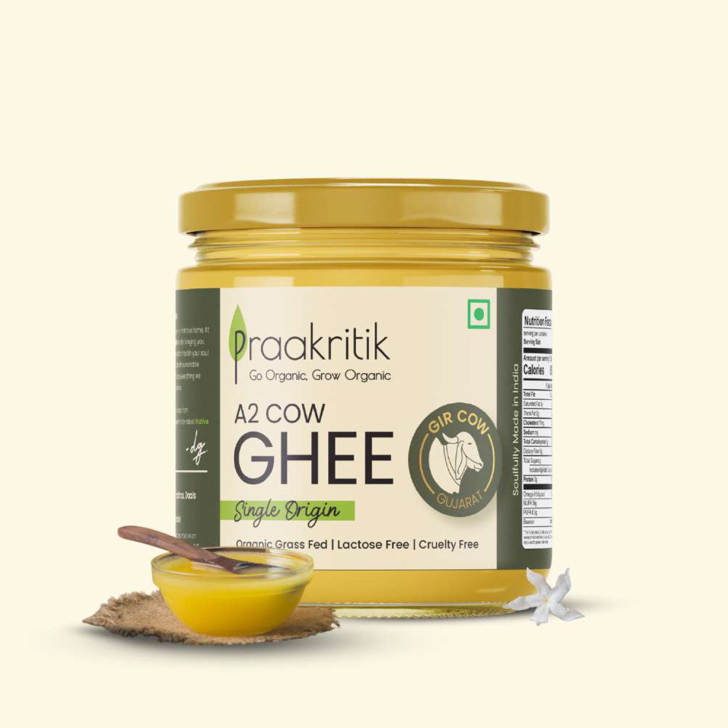 Praakritik Everyday Pure Cow Ghee - 500 Ml