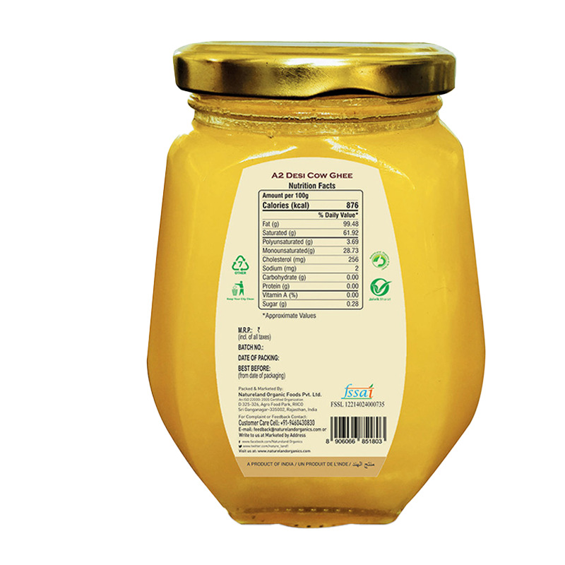 Natureland A2 Cow Ghee - 350 Ml