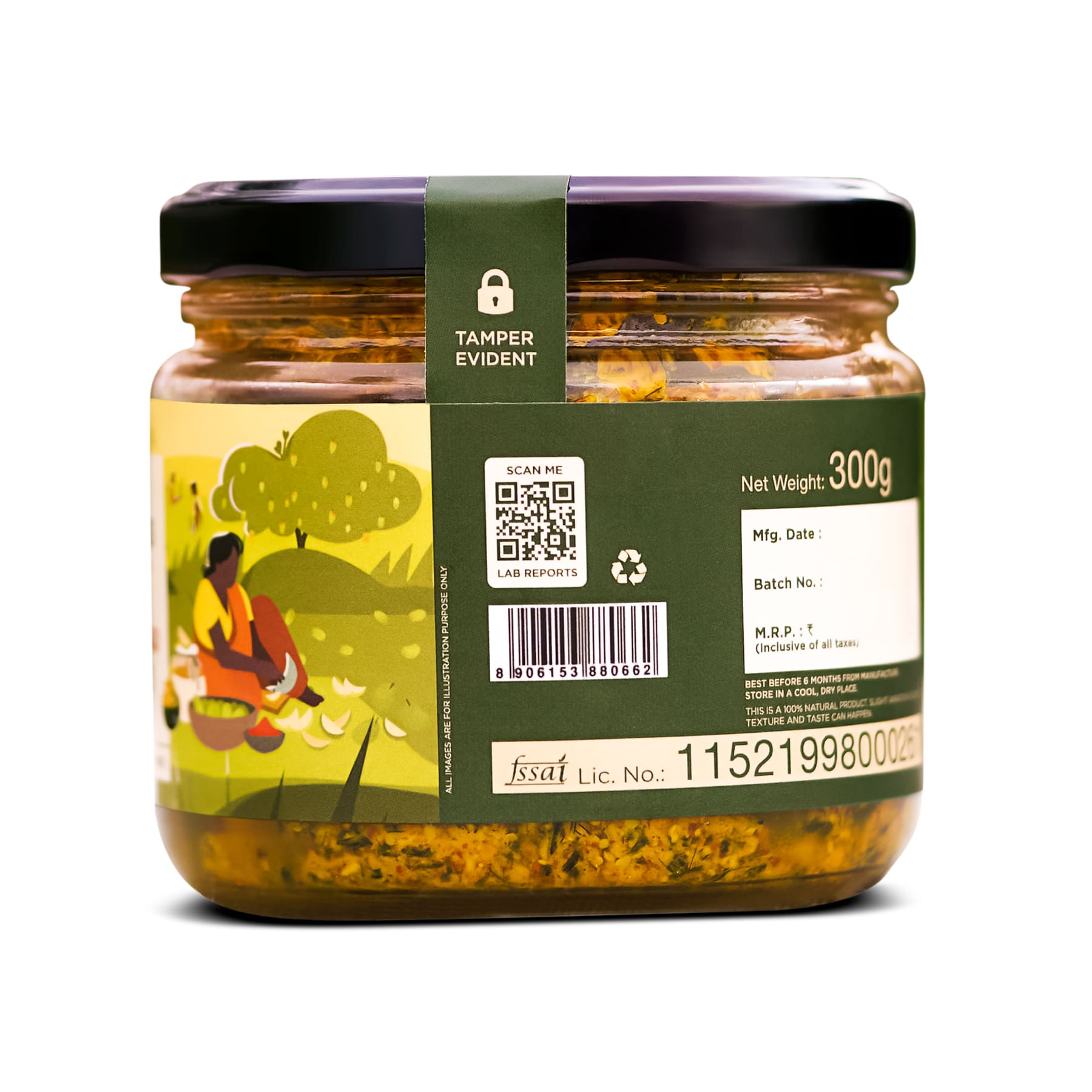 Two Brothers Raw Mango Pickle 300g