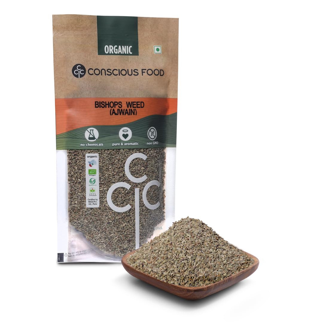 Conscious Food Ajwain Bishops Weed - 100 Gm
