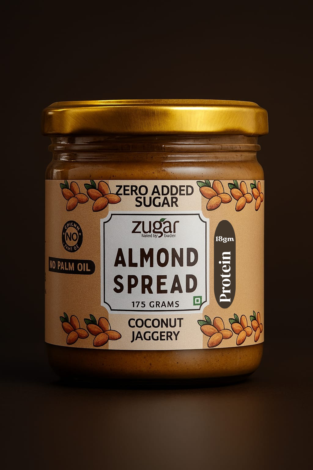 Pure Almond Spread - 80 Gm