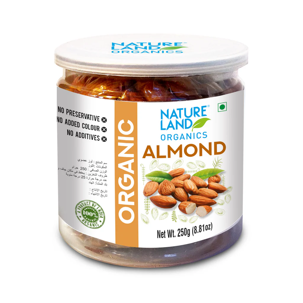 Natureland Almonds - 250 Gm
