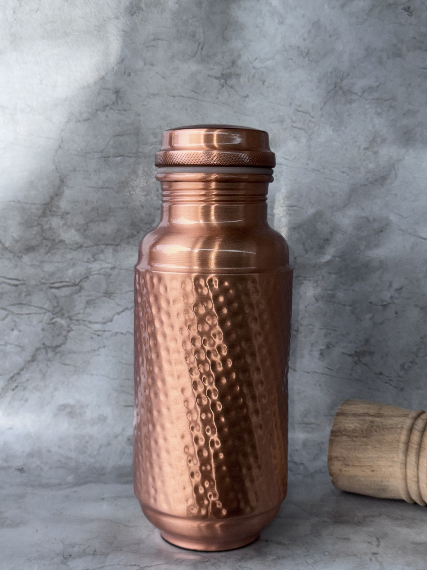 Amrut Kalash Full Spotted Copper Bottle 1500 Ml - 1 U