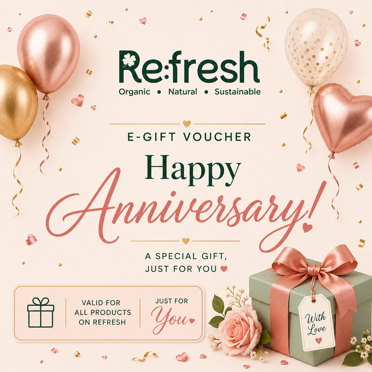 Anniversary E Gift Voucher