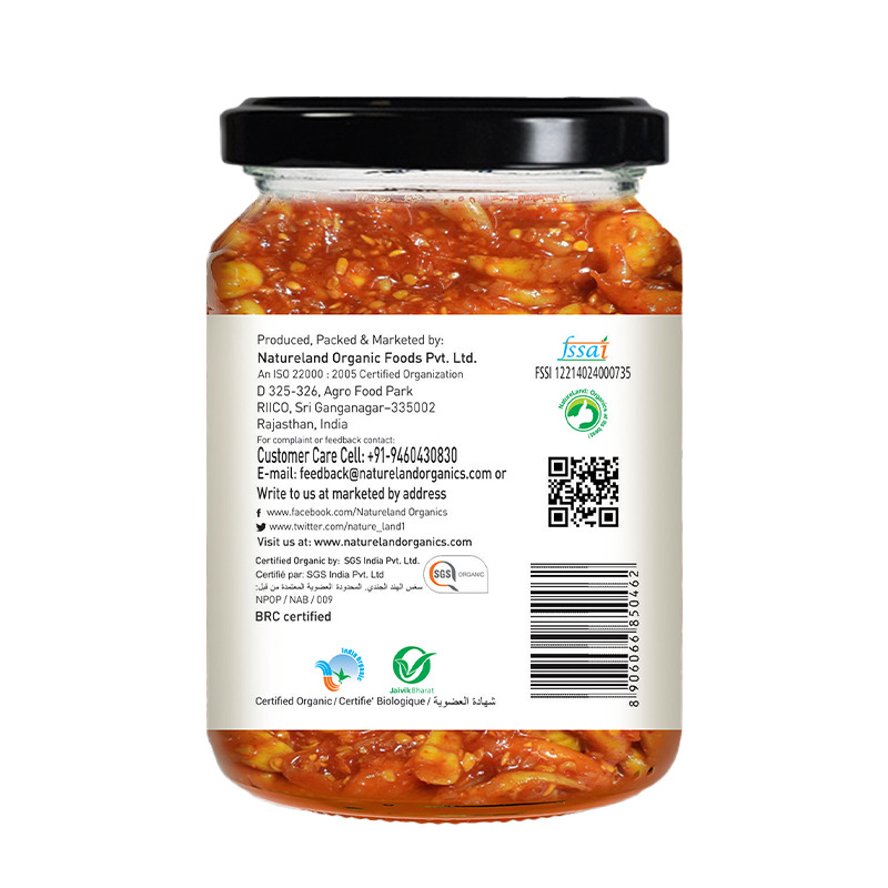 Natureland Garlic Pickle - 350 Gm