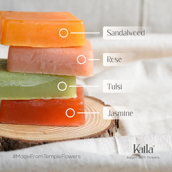 Kalla Assorted Soap Box 100gx4u - 400 Gm